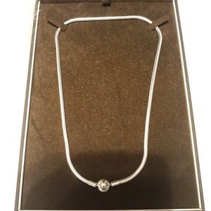 Pandora Sterling Silver Necklace (NWOT)